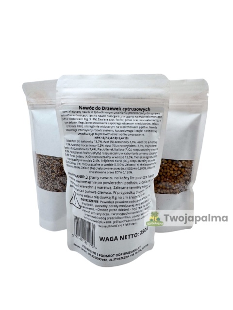 Nawóz do drzewek cytrusowych 250g Nawóz do drzewek cytrusowych 250g