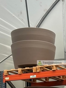 Donica Grande beżowa / piaskowa - średnica 100 cm, wysokość 59 cm